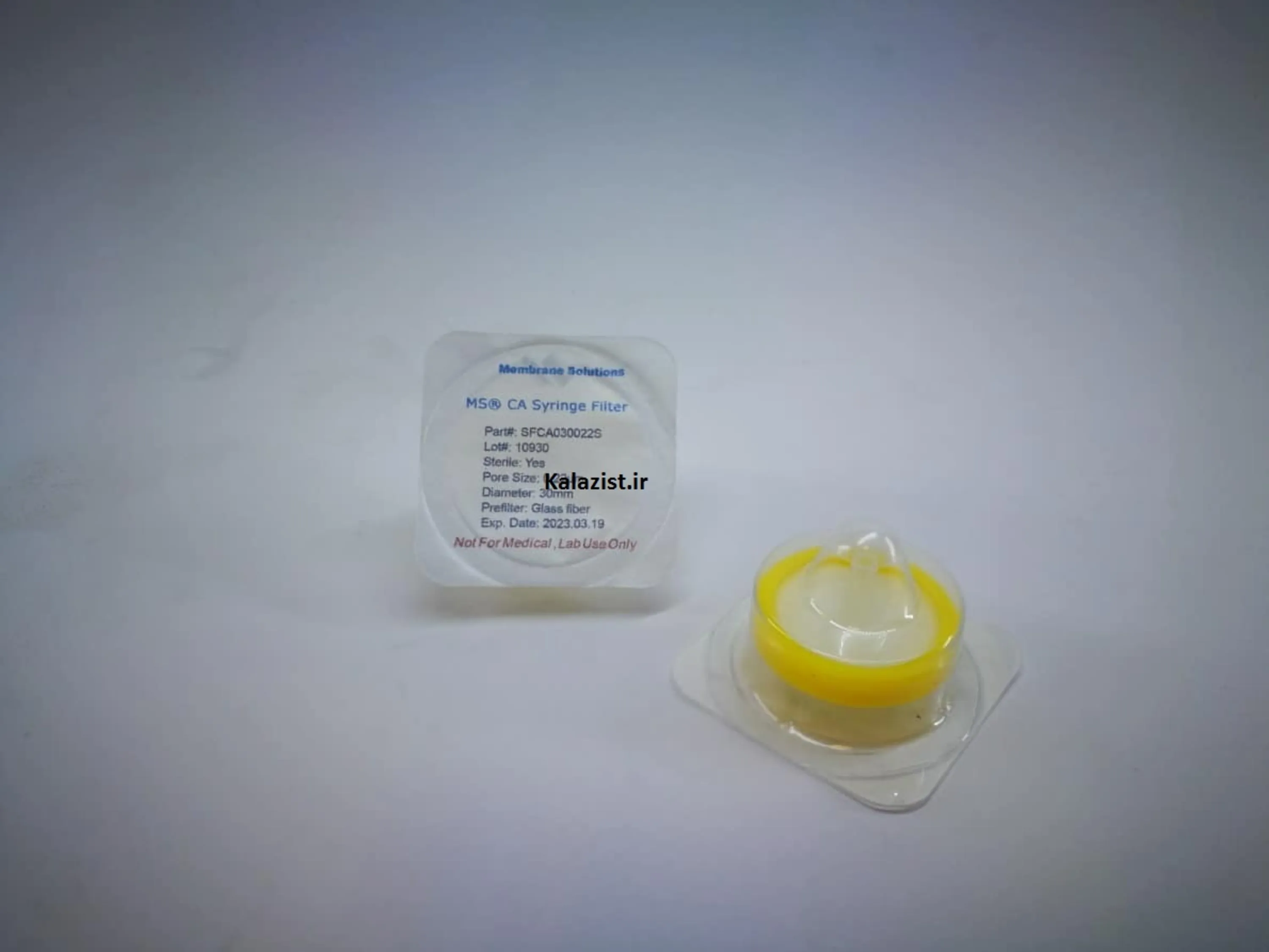 فیلترسرسرنگی μm CA-0.45-قطر-mm30-min kalazist کالازیست